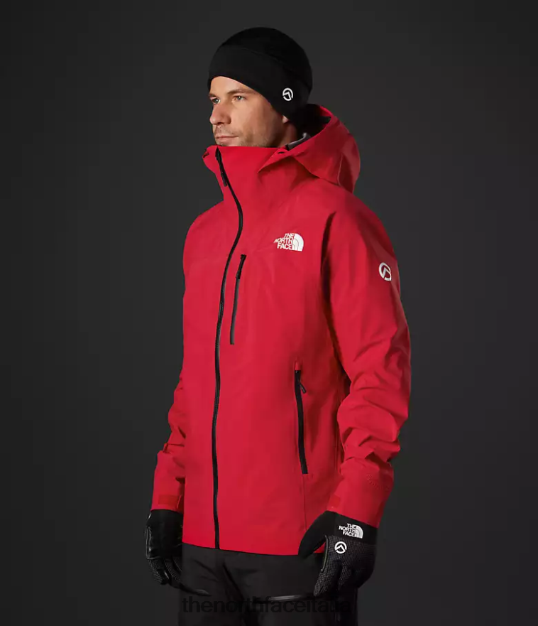 The North Face vestiario 460N8D408 grazie rosso uomini Giacca Summit Series Torre Egger FutureLight