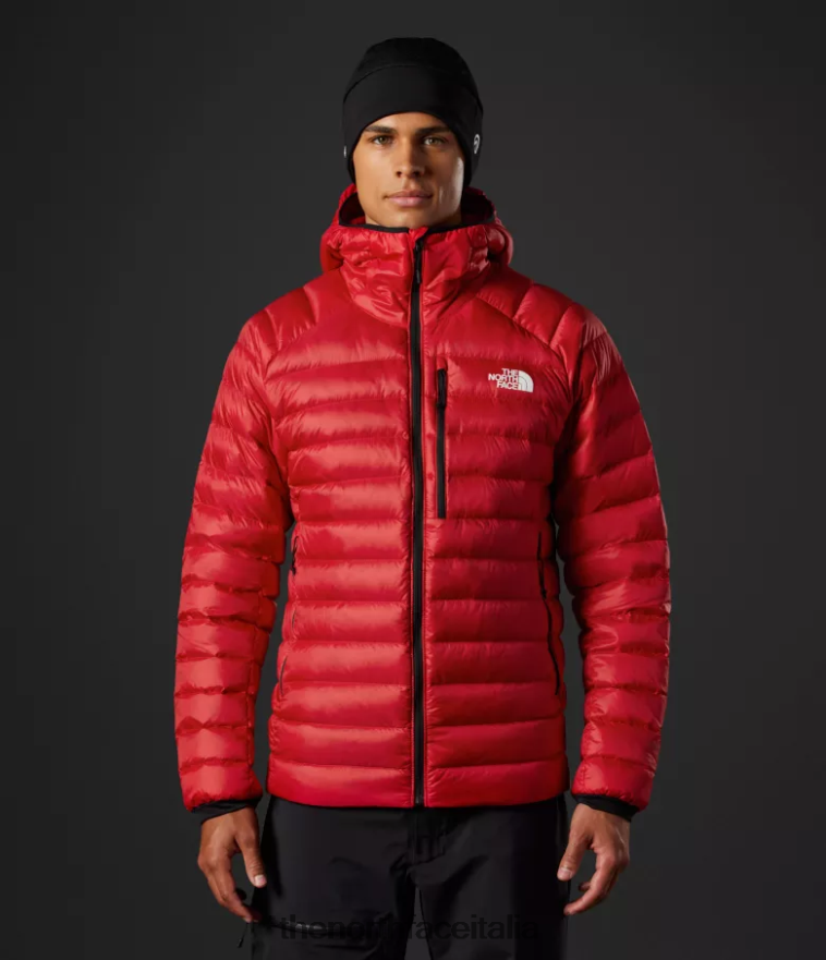 The North Face vestiario 460N8D915 grazie rosso uomini Felpa con cappuccio Breithorn della serie Summit