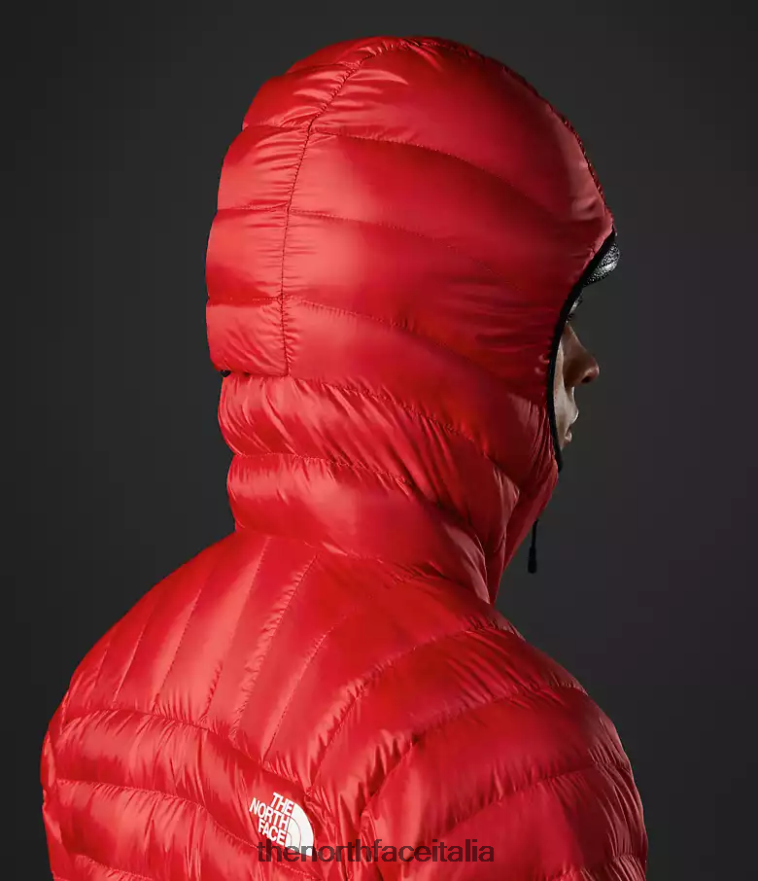 The North Face vestiario 460N8D915 grazie rosso uomini Felpa con cappuccio Breithorn della serie Summit