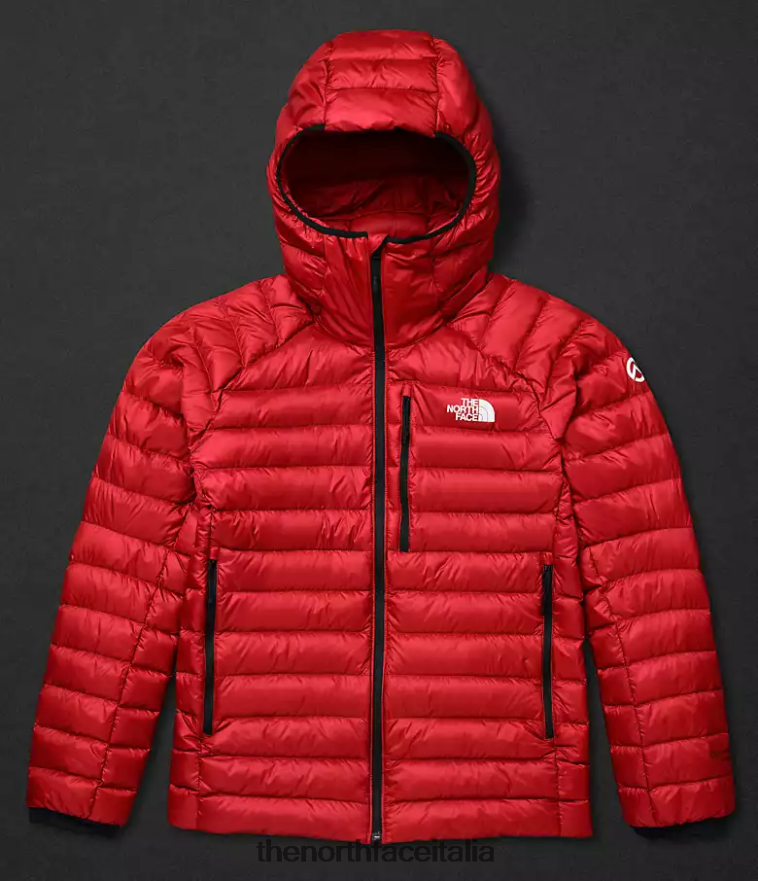 The North Face vestiario 460N8D915 grazie rosso uomini Felpa con cappuccio Breithorn della serie Summit