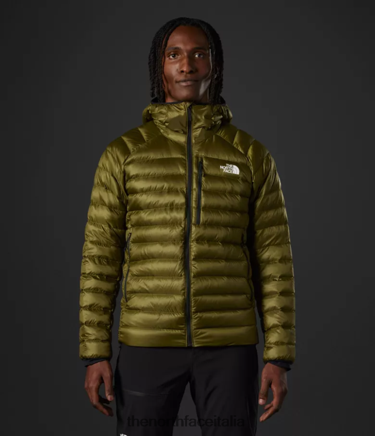 The North Face vestiario 460N8D917 olivo militare uomini Felpa con cappuccio Breithorn della serie Summit - Clicca l'immagine per chiudere