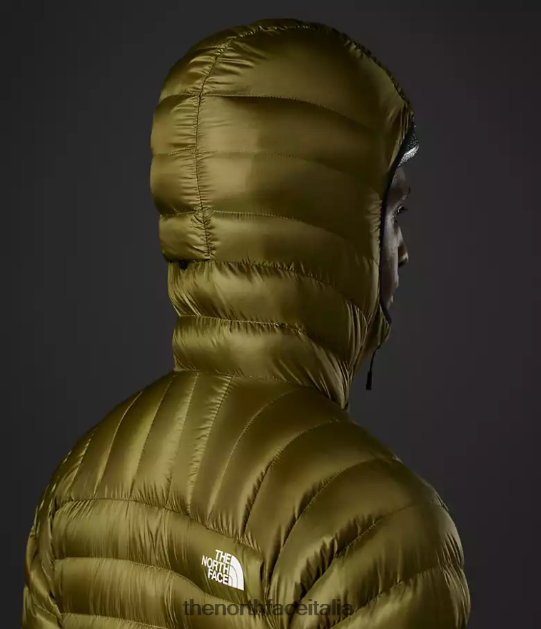 The North Face vestiario 460N8D917 olivo militare uomini Felpa con cappuccio Breithorn della serie Summit