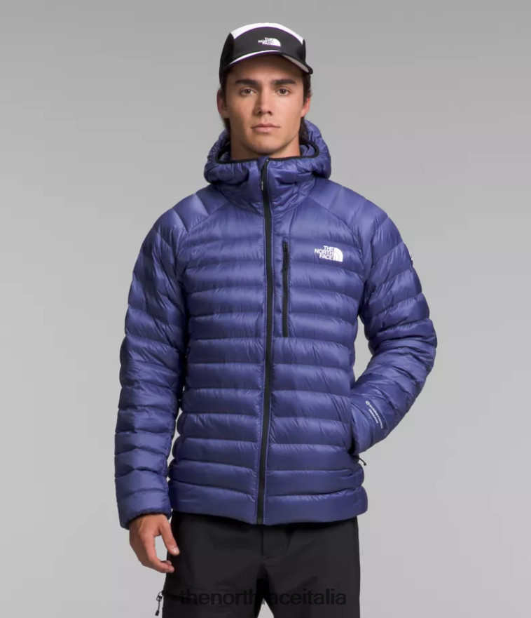 The North Face vestiario 460N8D918 grotta blu uomini Felpa con cappuccio Breithorn della serie Summit