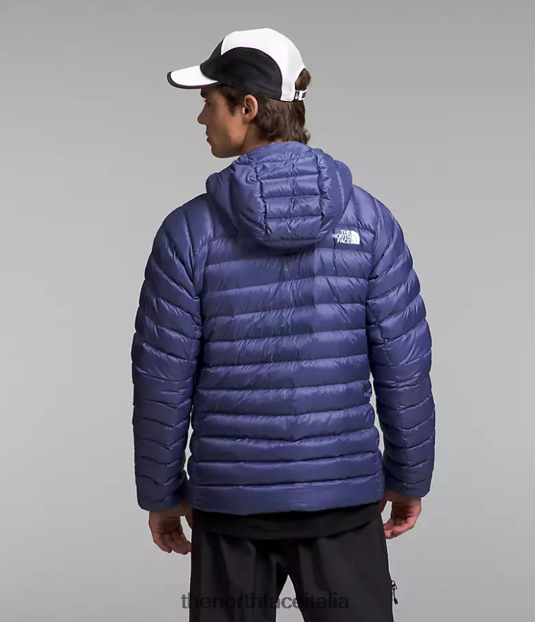 The North Face vestiario 460N8D918 grotta blu uomini Felpa con cappuccio Breithorn della serie Summit