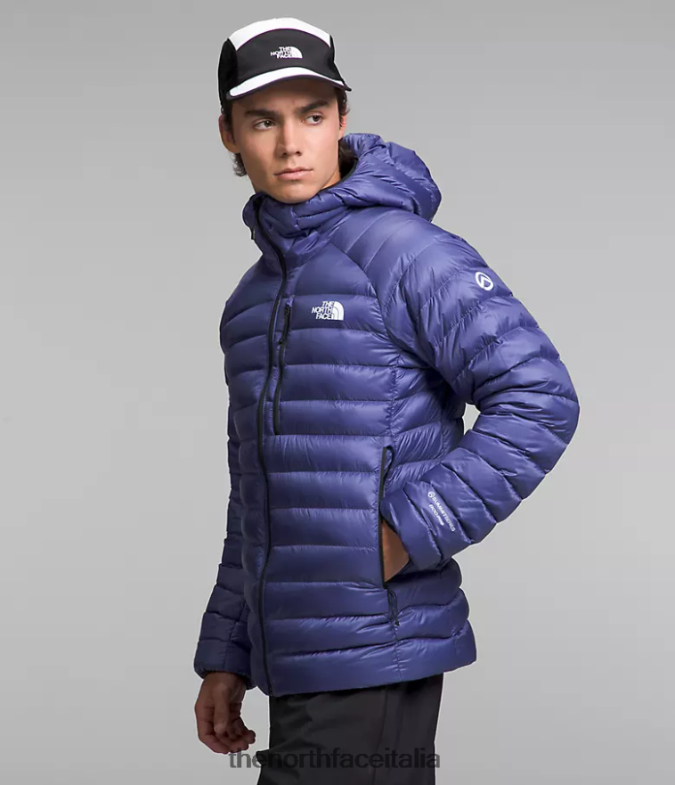 The North Face vestiario 460N8D918 grotta blu uomini Felpa con cappuccio Breithorn della serie Summit