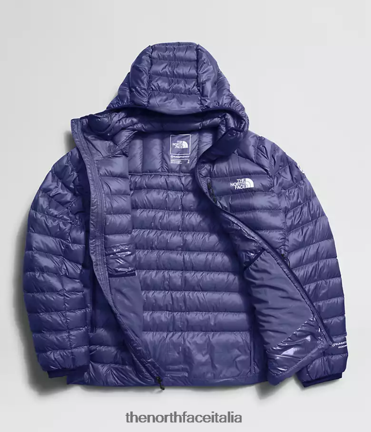 The North Face vestiario 460N8D918 grotta blu uomini Felpa con cappuccio Breithorn della serie Summit