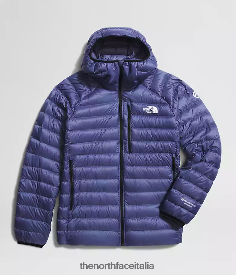The North Face vestiario 460N8D918 grotta blu uomini Felpa con cappuccio Breithorn della serie Summit