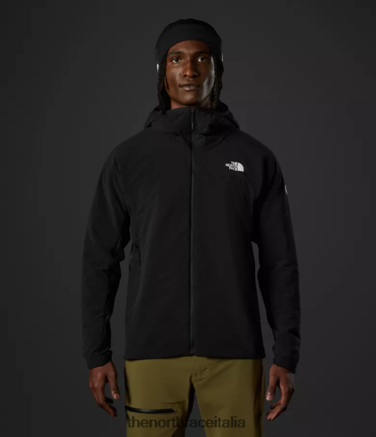 The North Face vestiario 460N8D950 grazie nero uomini Felpa con cappuccio ibrida Casaval della serie Summit - Clicca l'immagine per chiudere