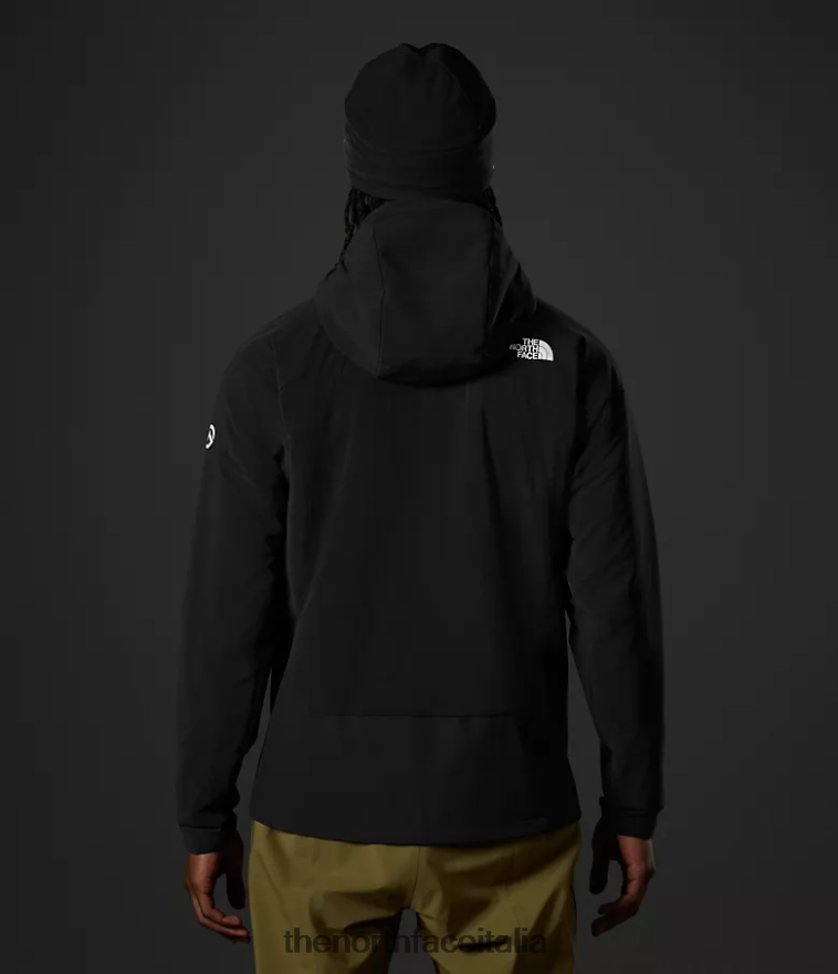 The North Face vestiario 460N8D950 grazie nero uomini Felpa con cappuccio ibrida Casaval della serie Summit