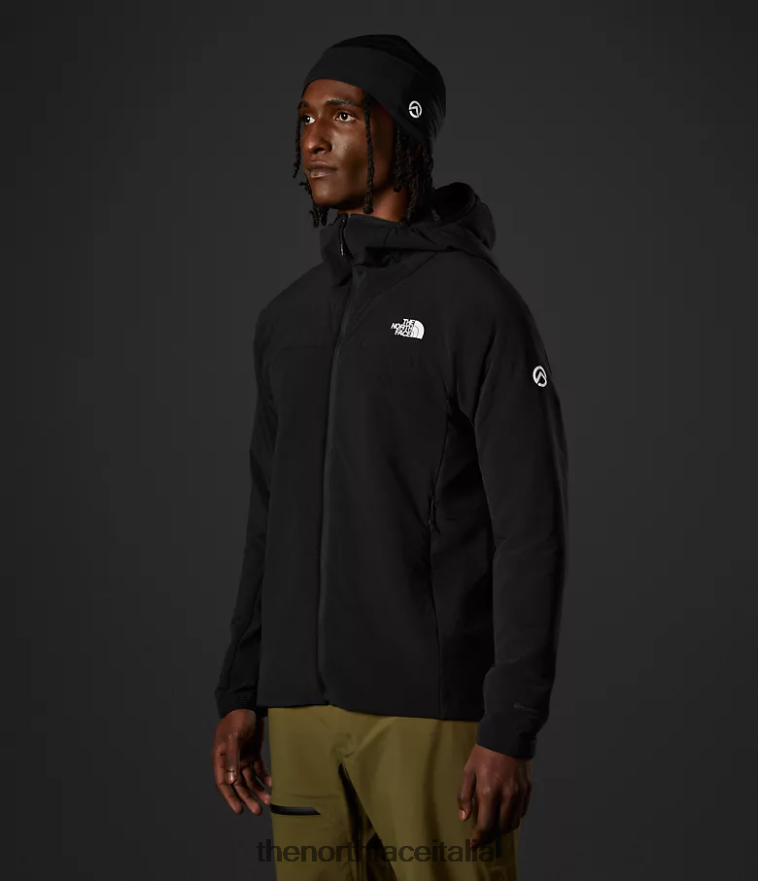 The North Face vestiario 460N8D950 grazie nero uomini Felpa con cappuccio ibrida Casaval della serie Summit