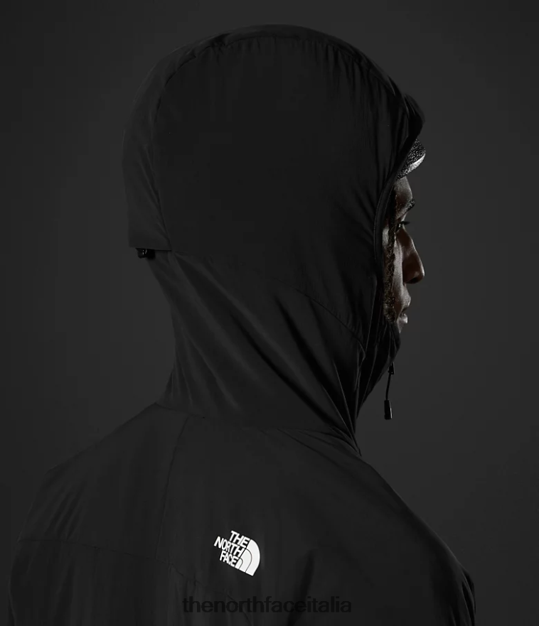 The North Face vestiario 460N8D950 grazie nero uomini Felpa con cappuccio ibrida Casaval della serie Summit