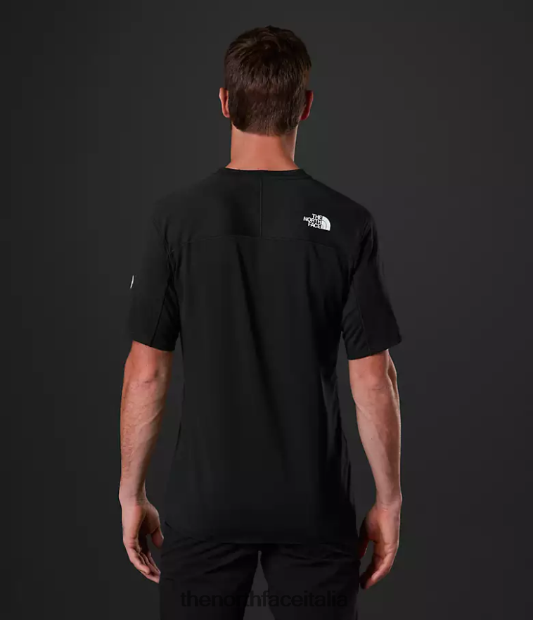 The North Face vestiario 460N8D957 grazie nero uomini T-shirt a maniche corte Crevasse della serie Summit