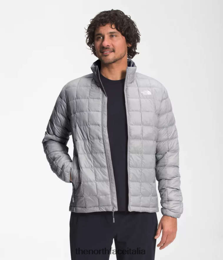 The North Face vestiario 460N8D8 fusione di grigio uomini Giacca ecologica Thermoball 2.0
