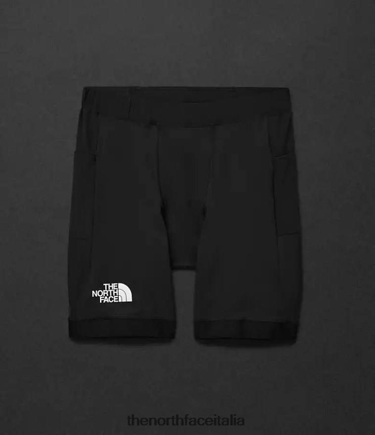 The North Face vestiario 460N8D1008 grazie nero uomini Summit Series Ripido Run Mezza Collant