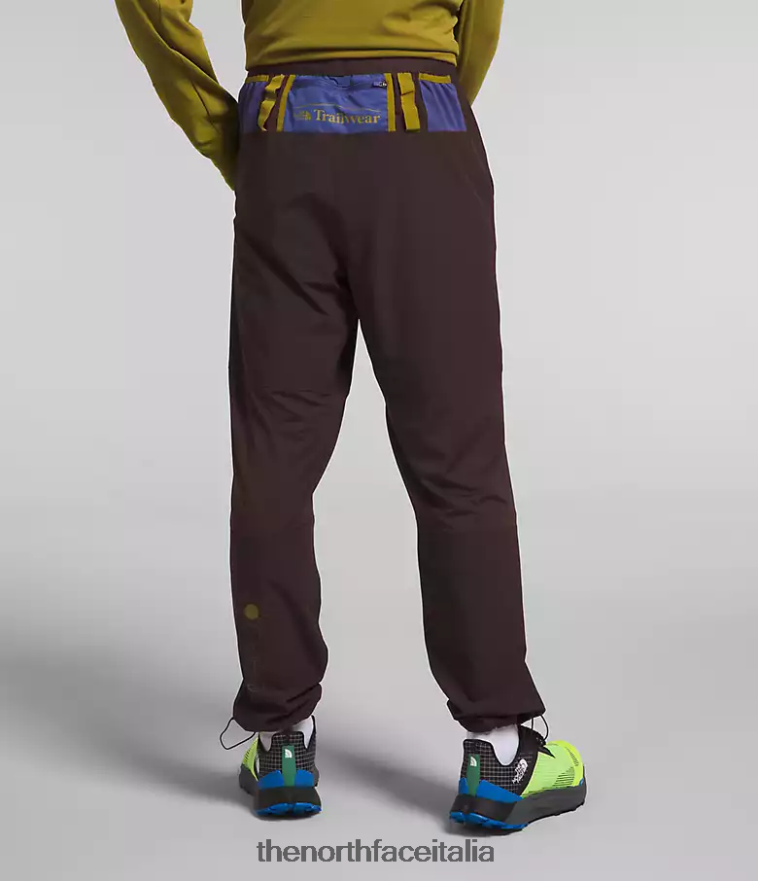 The North Face vestiario 460N8D216 marrone carbone uomini trailwear ok joggers