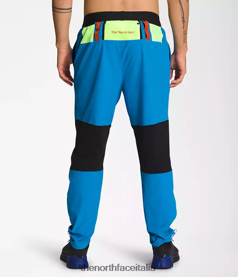 The North Face vestiario 460N8D217 blu super sonico/tnf nero uomini trailwear ok joggers