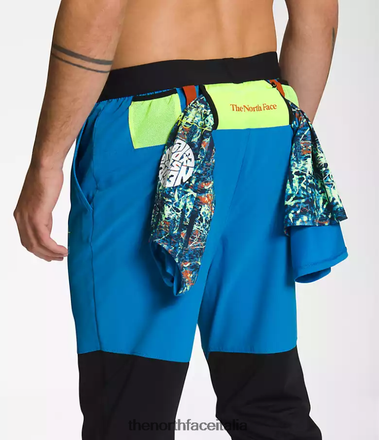 The North Face vestiario 460N8D217 blu super sonico/tnf nero uomini trailwear ok joggers