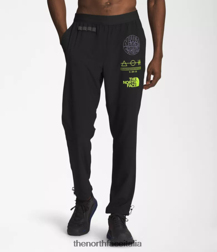 The North Face vestiario 460N8D218 grazie nero uomini trailwear ok joggers