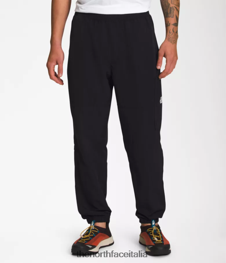 The North Face vestiario 460N8D488 grazie nero uomini pantaloni facili in nylon tnf