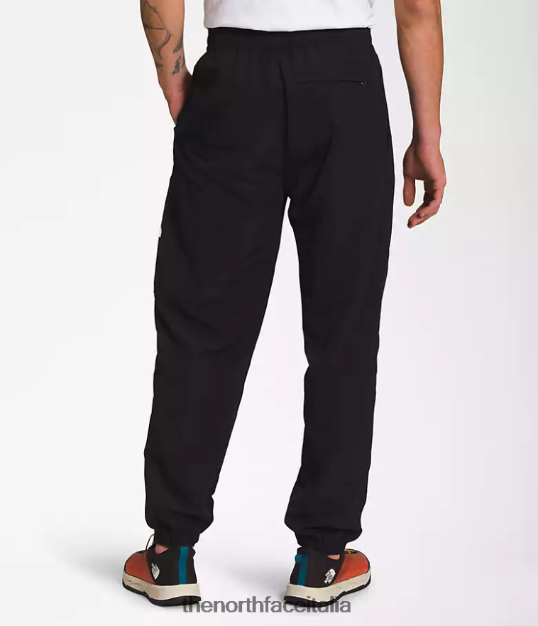 The North Face vestiario 460N8D488 grazie nero uomini pantaloni facili in nylon tnf