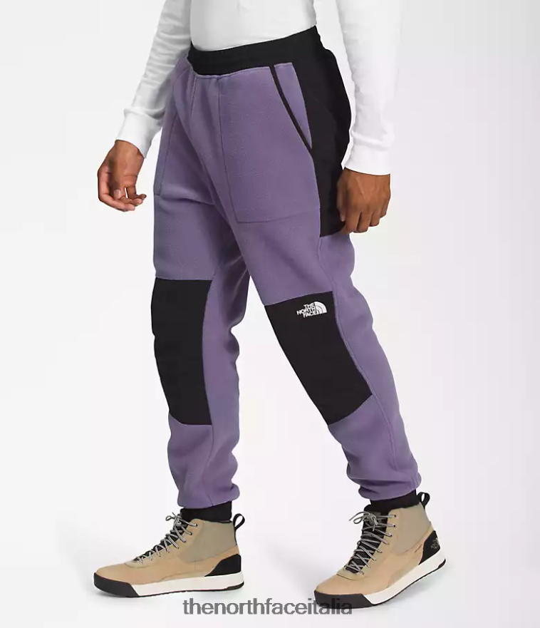 The North Face vestiario 460N8D880 ardesia lunare/tnf nero uomini pantaloni denali