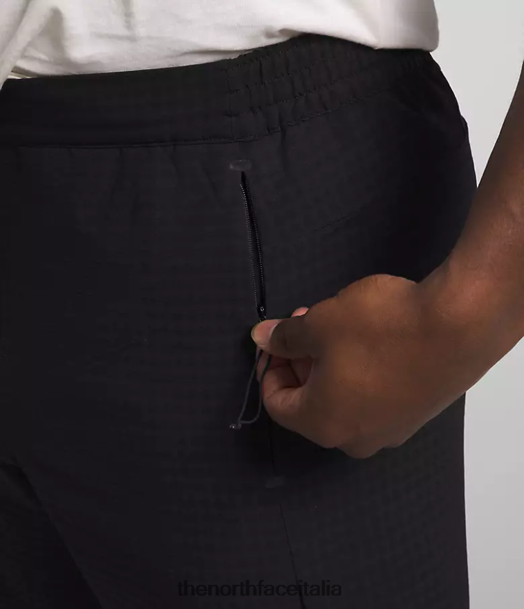 The North Face vestiario 460N8D1265 grazie nero uomini pantaloncini a griglia tekware