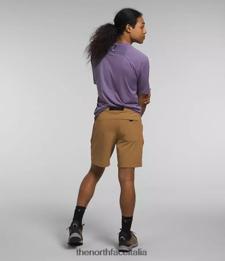 The North Face vestiario 460N8D927 marrone pratico uomini pantaloncini professionisti di primaria importanza