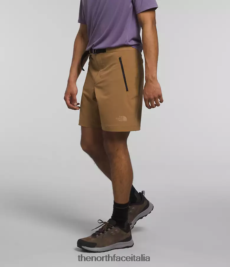 The North Face vestiario 460N8D927 marrone pratico uomini pantaloncini professionisti di primaria importanza