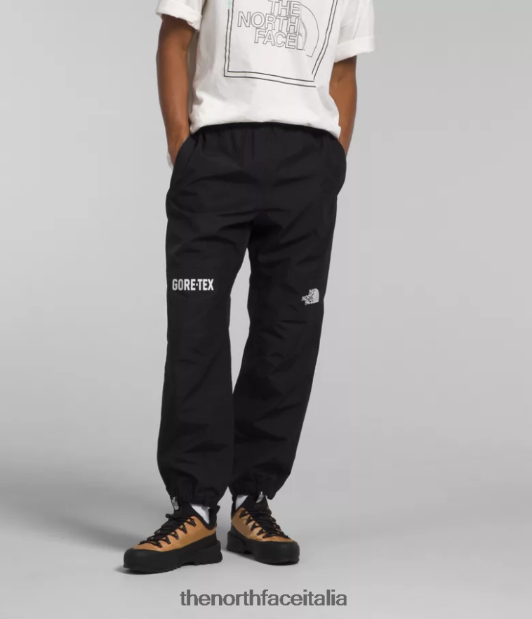 The North Face vestiario 460N8D1298 grazie nero uomini pantaloni da montagna gtx