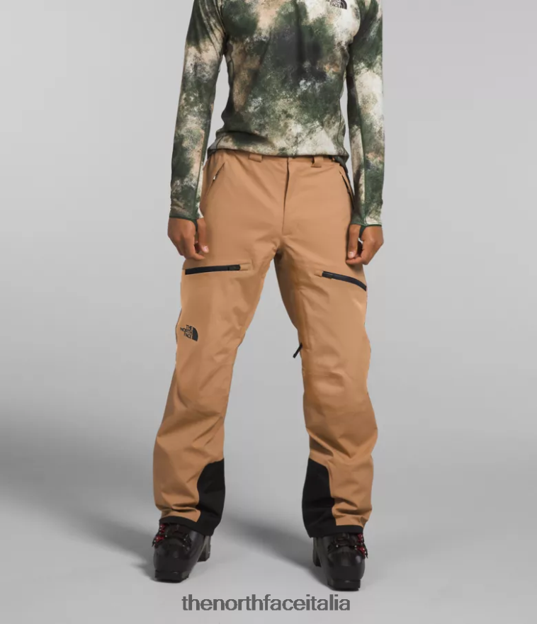 The North Face vestiario 460N8D708 burro di mandorle/tnf nero uomini pantaloni chakal