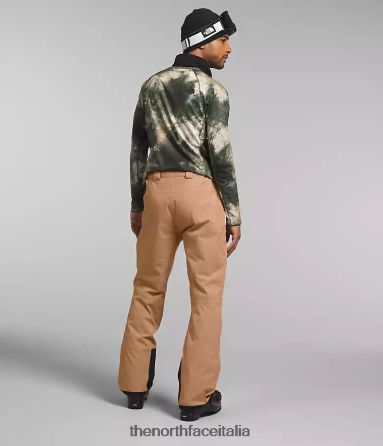 The North Face vestiario 460N8D708 burro di mandorle/tnf nero uomini pantaloni chakal