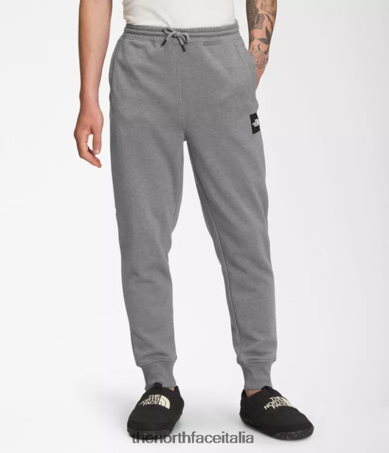 The North Face vestiario 460N8D1038 tnf grigio medio erica/tnf nero uomini pantaloni da jogging box nse