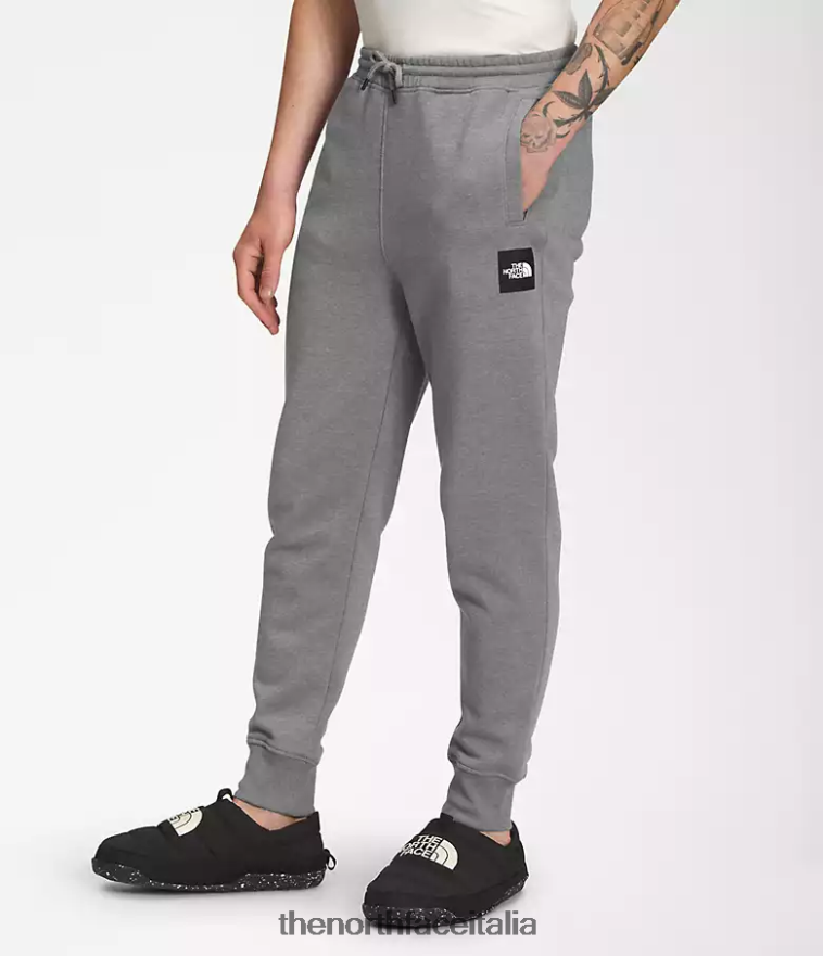 The North Face vestiario 460N8D1038 tnf grigio medio erica/tnf nero uomini pantaloni da jogging box nse
