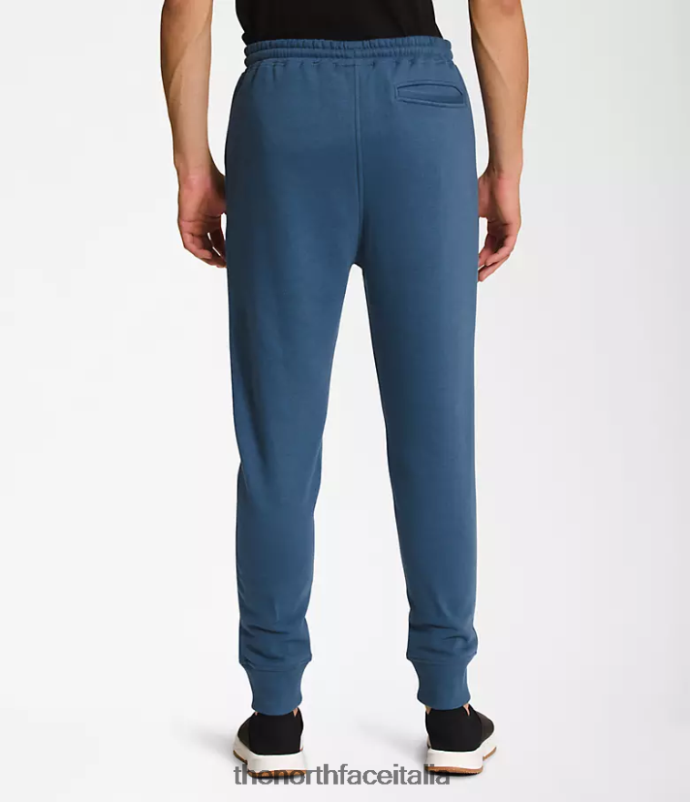 The North Face vestiario 460N8D1039 blu ombreggiato/tnf nero uomini pantaloni da jogging box nse