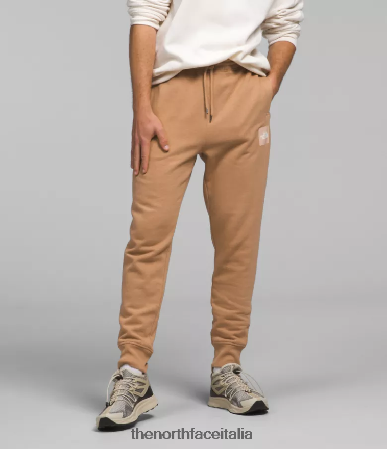 The North Face vestiario 460N8D1042 burro di mandorle uomini pantaloni da jogging box nse