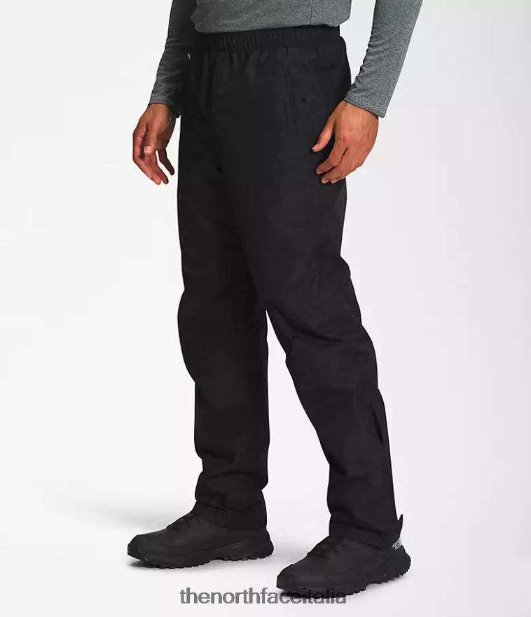 The North Face vestiario 460N8D1073 grazie nero uomini pantaloni antipioggia antora