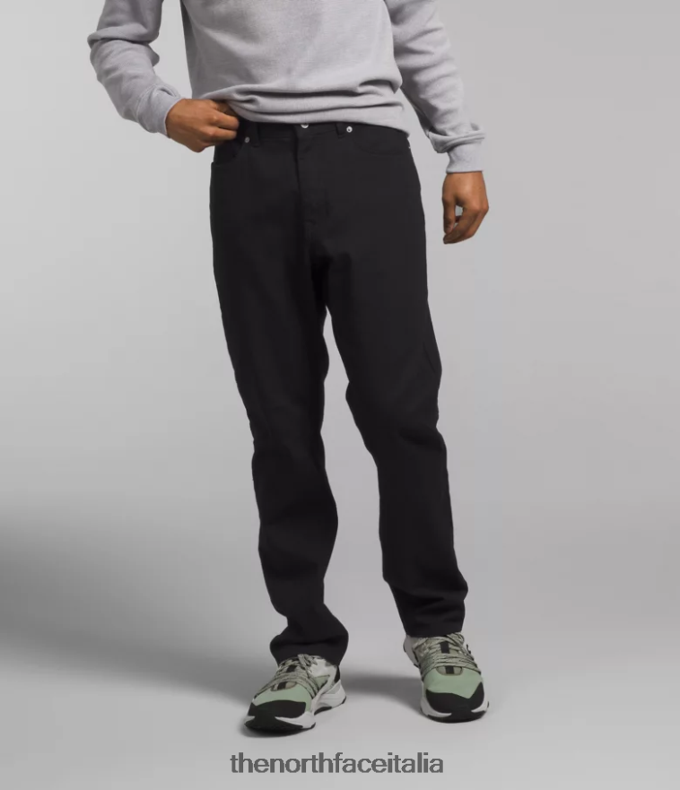 The North Face vestiario 460N8D127 grazie nero uomini pantaloni da campo 5 tasche