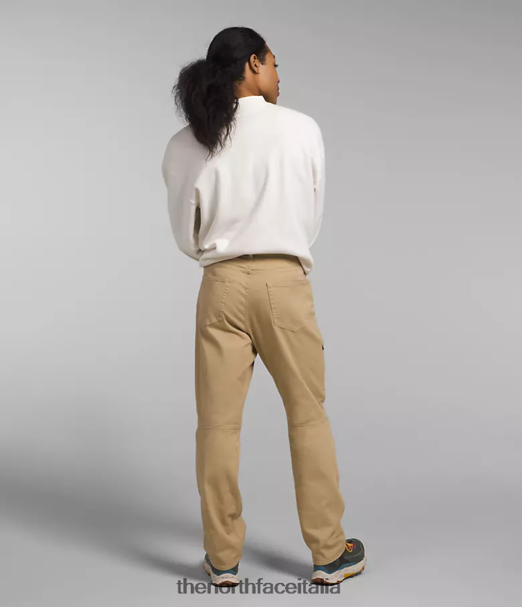 The North Face vestiario 460N8D129 pietra kaki uomini pantaloni da campo 5 tasche