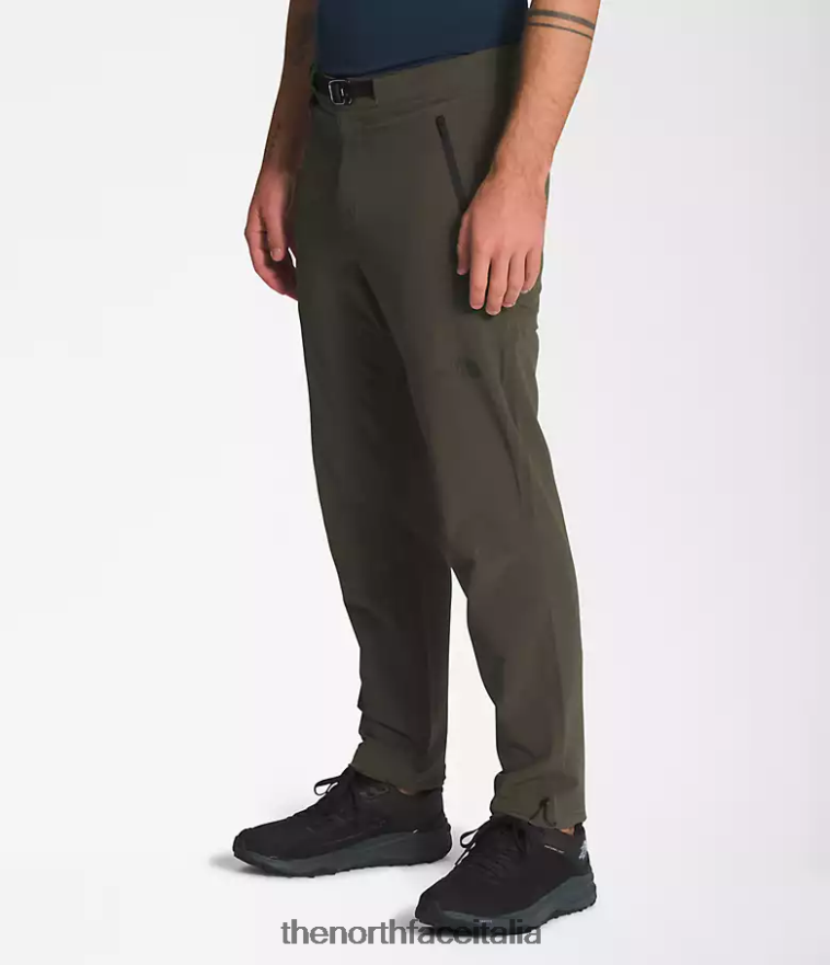The North Face vestiario 460N8D27 nuovo verde tortora uomini pantaloni professionali di primaria importanza