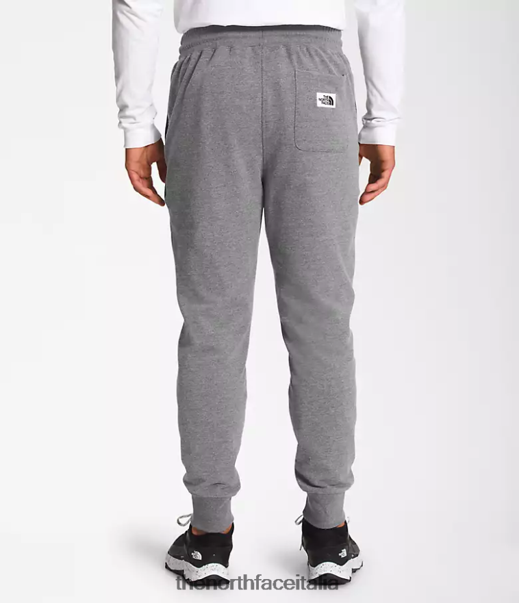 The North Face vestiario 460N8D307 tnf grigio erica medio uomini pantaloni da jogging con toppe tradizionali