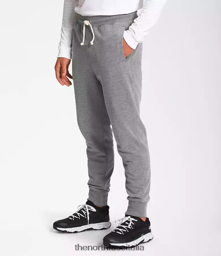 The North Face vestiario 460N8D307 tnf grigio erica medio uomini pantaloni da jogging con toppe tradizionali