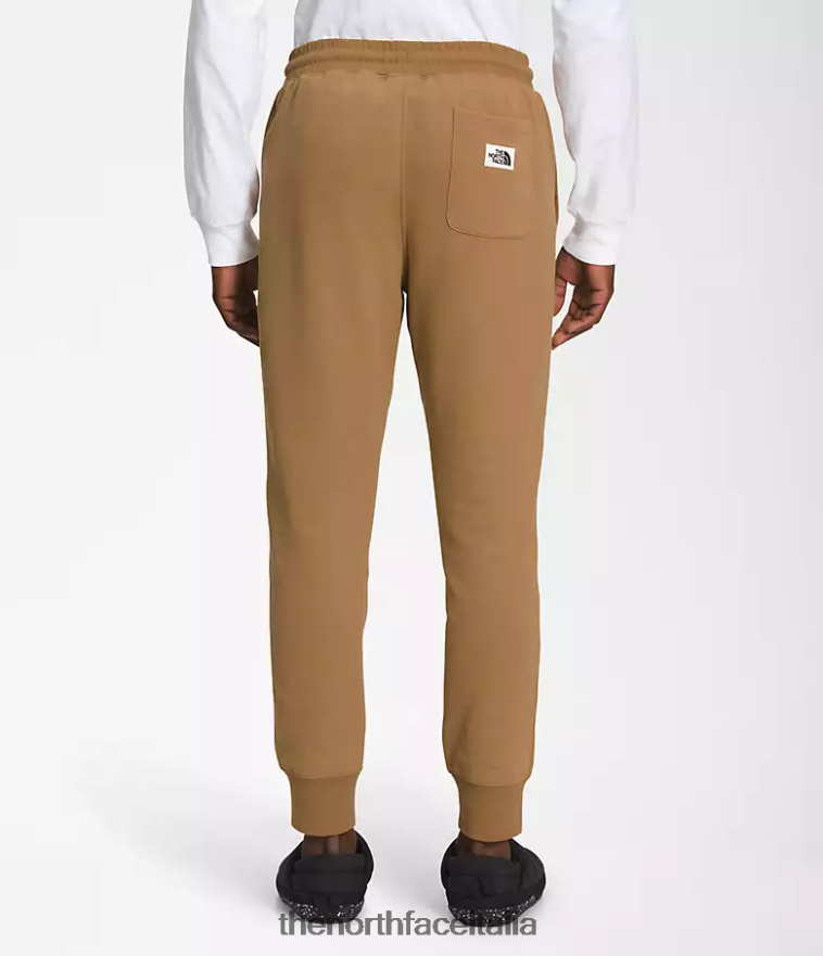 The North Face vestiario 460N8D308 marrone pratico uomini pantaloni da jogging con toppe tradizionali