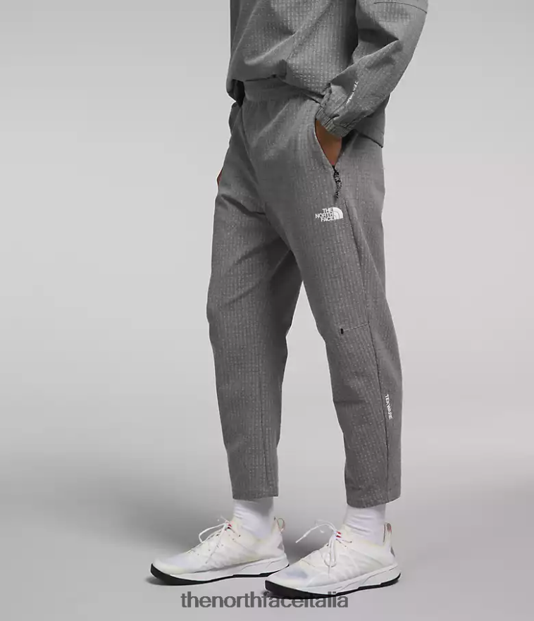 The North Face vestiario 460N8D417 tnf grigio erica medio uomini pantaloni a griglia tekware