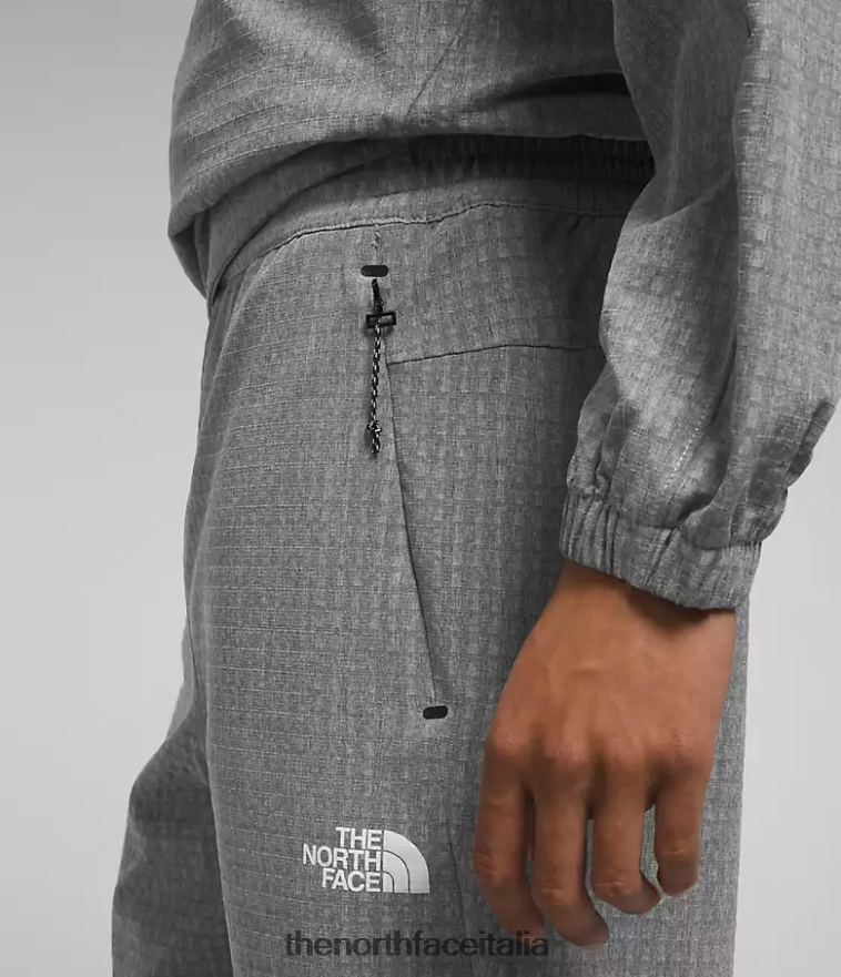 The North Face vestiario 460N8D417 tnf grigio erica medio uomini pantaloni a griglia tekware