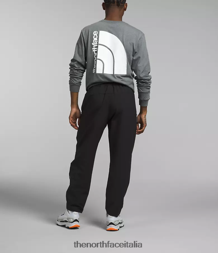 The North Face vestiario 460N8D419 grazie nero uomini pantaloni a griglia tekware