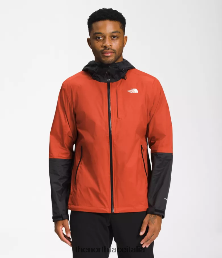 The North Face vestiario 460N8D1249 bronzo arrugginito/tnf nero uomini giacca alta vista