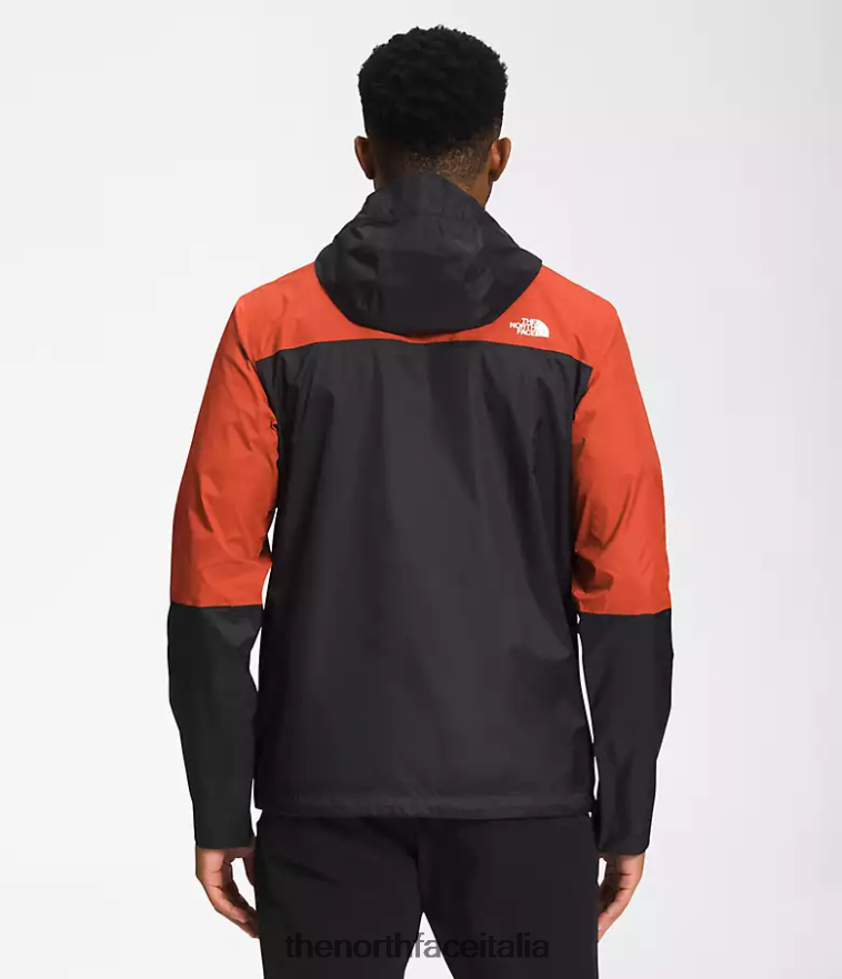 The North Face vestiario 460N8D1249 bronzo arrugginito/tnf nero uomini giacca alta vista