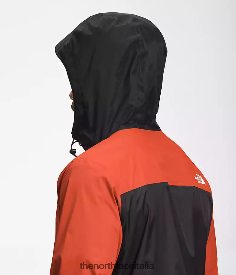 The North Face vestiario 460N8D1249 bronzo arrugginito/tnf nero uomini giacca alta vista