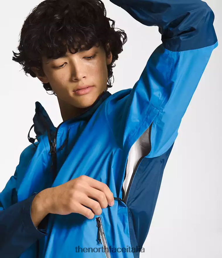 The North Face vestiario 460N8D1250 blu super sonico/blu ombreggiato uomini giacca alta vista