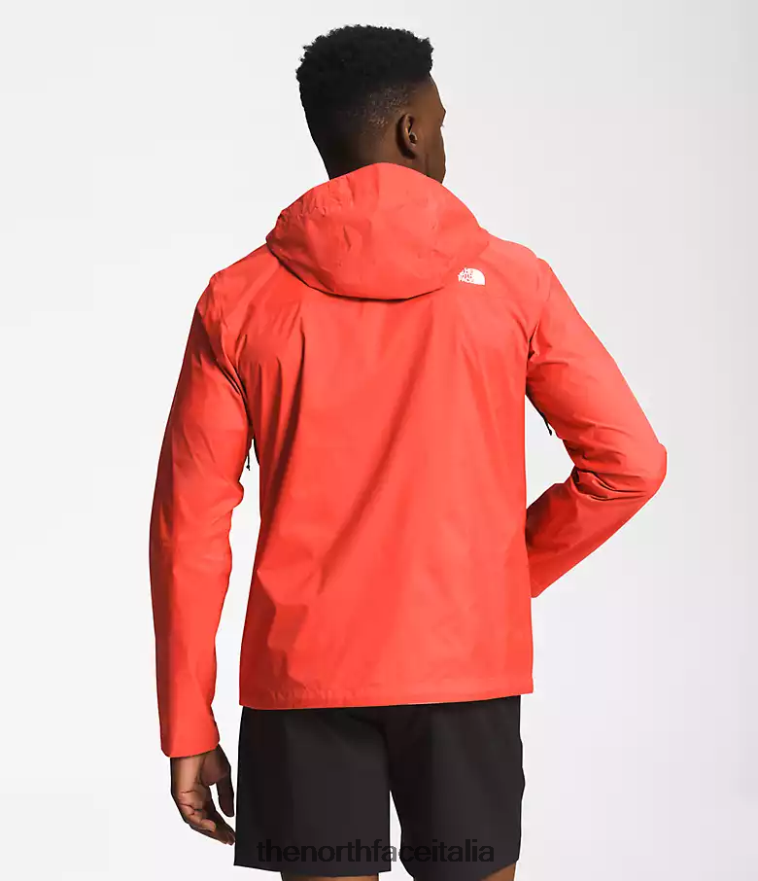 The North Face vestiario 460N8D1251 arancione retrò uomini giacca alta vista